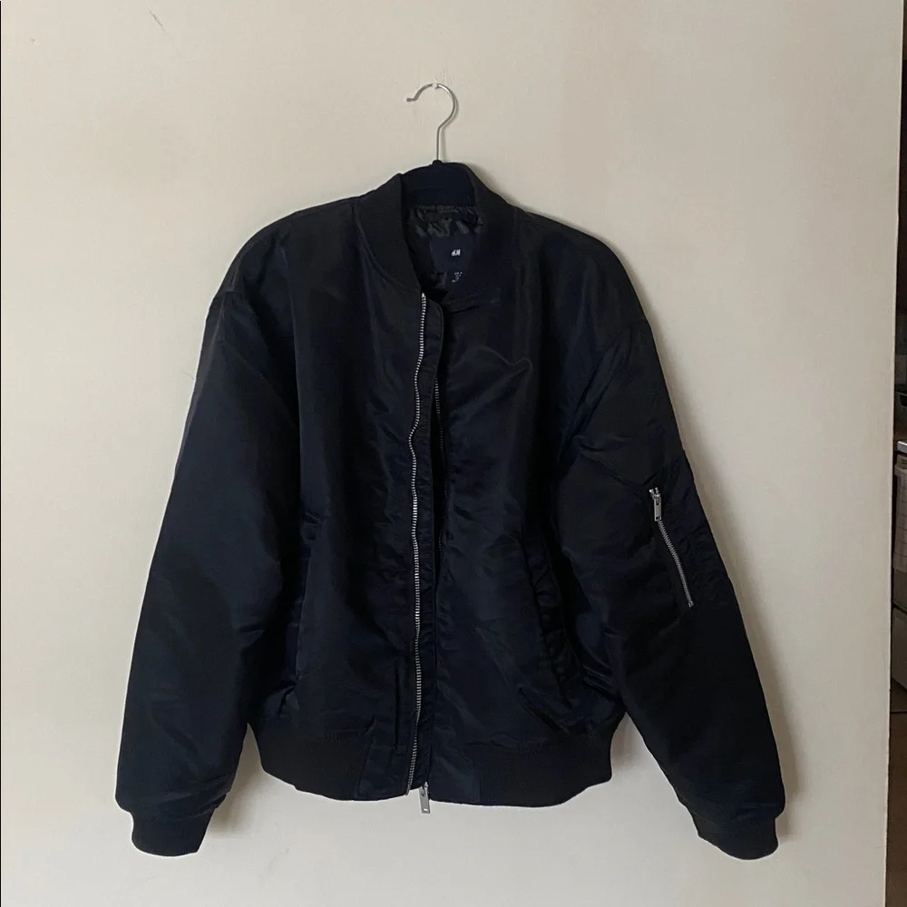 H&M Nylon Bomber Jacket